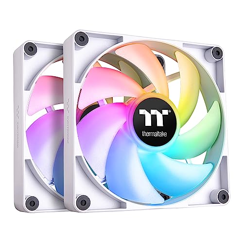 Thermaltake CT120 ARGB Sync 57.05 CFM 120 mm Fans 2-Pack