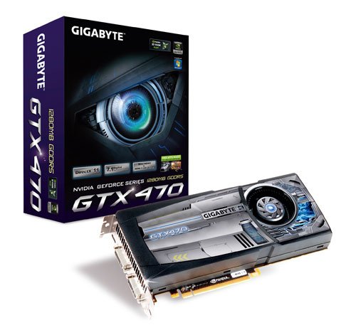 Gigabyte GV-N470D5-13I-B GeForce GTX 470 1.25 GB Graphics Card