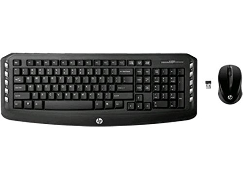 HP Wireless Classic Desktop Wireless Standard Keyboard With Laser Mouse