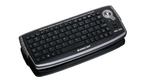 IOGEAR GKM681R Wireless Mini Keyboard With Trackball