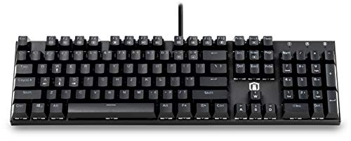 Plugable MECH104BW Wired Standard Keyboard