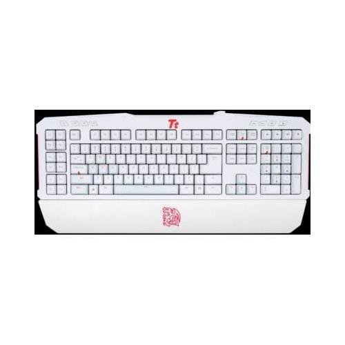 Thermaltake eSPORTS MEKA U-UNIT Combat White Wired Gaming Keyboard