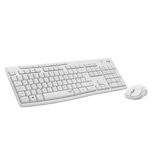 Logitech MK295 Silent Wireless/Wired Standard Keyboard With Optical Mouse