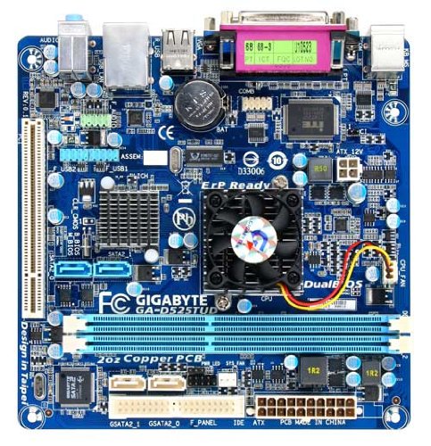 Gigabyte GA-D525TUD Mini ITX Atom D525 Motherboard