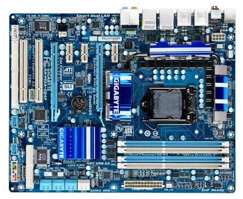 Gigabyte GA-P55A-UD4P ATX LGA1156 Motherboard