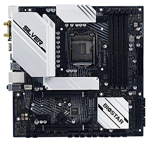 Biostar B560M-SILVER Micro ATX LGA1200 Motherboard