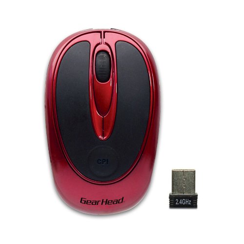 Gear Head MP2275RED Wireless Optical Mouse