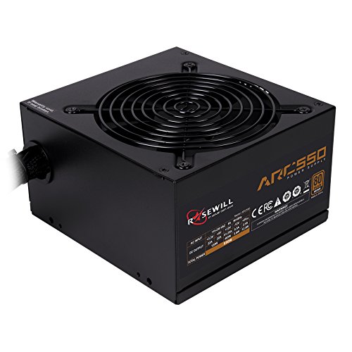 Rosewill ARC 550 550 W 80+ Bronze Certified ATX Power Supply