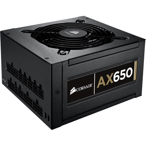 Corsair AX650 650 W 80+ Gold Certified Fully Modular ATX Power Supply