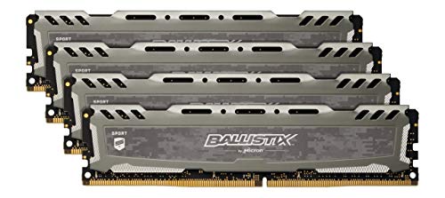 Crucial Ballistix Sport LT 16 GB (4 x 4 GB) DDR4-2400 CL16 Memory