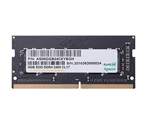 Apacer AS 8 GB (1 x 8 GB) DDR4-2400 SODIMM CL17 Memory