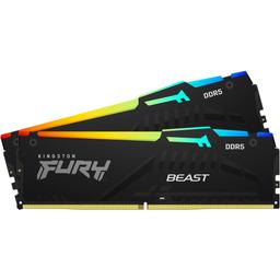 Kingston FURY Beast RGB 32 GB (2 x 16 GB) DDR5-5600 CL36 Memory