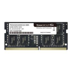 TEAMGROUP Elite 32 GB (1 x 32 GB) DDR4-3200 SODIMM CL22 Memory