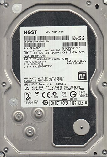 Hitachi Ultrastar 7K4000 2 TB 3.5" 7200 RPM Internal Hard Drive