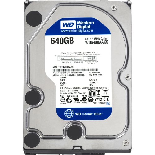 Western Digital Caviar Blue 640 GB 3.5" 7200 RPM Internal Hard Drive