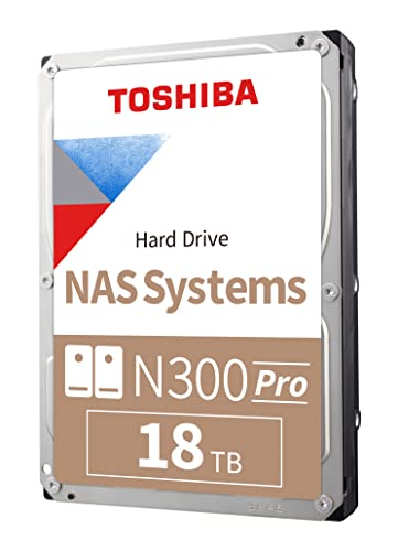 Toshiba N300 Pro 18 TB 3.5" 7200 RPM Internal Hard Drive