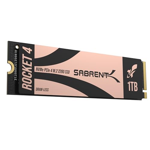 Sabrent Rocket 4 1 TB M.2-2280 PCIe 4.0 X4 NVME Solid State Drive